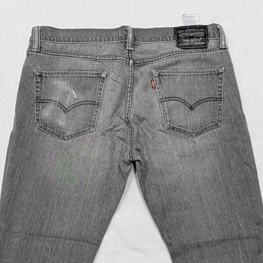 Levi's 511 Slim Fit Grey Denim Jeans Men's W36 L30